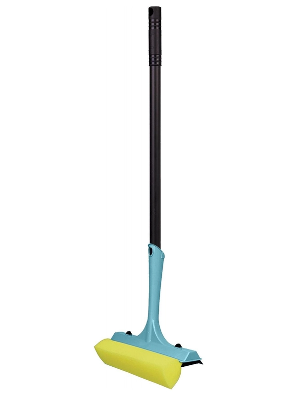 Окномойка c черенком Spin&Clean Step, небесный, 44 см
