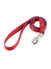Поводок Аркон Dog&Vogue NEO, нейлон, красный, 20 мм х 1,5 м