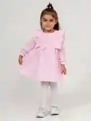 Конфетный платье для девочки из муслина