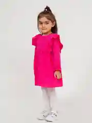 Фуксия платье для девочки из муслина