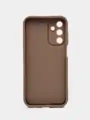 Коричневый чехол для Samsung Galaxy A16 (Самсунг Галакси A16), противоударный, с бортиками
