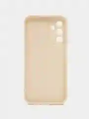 Молочный чехол для Samsung Galaxy A16 (Самсунг Галакси A16), противоударный, с бортиками