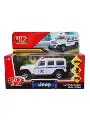 Металлическая модель Технопарк "Jeep Wrangler Sahara. Полиция", 12 см