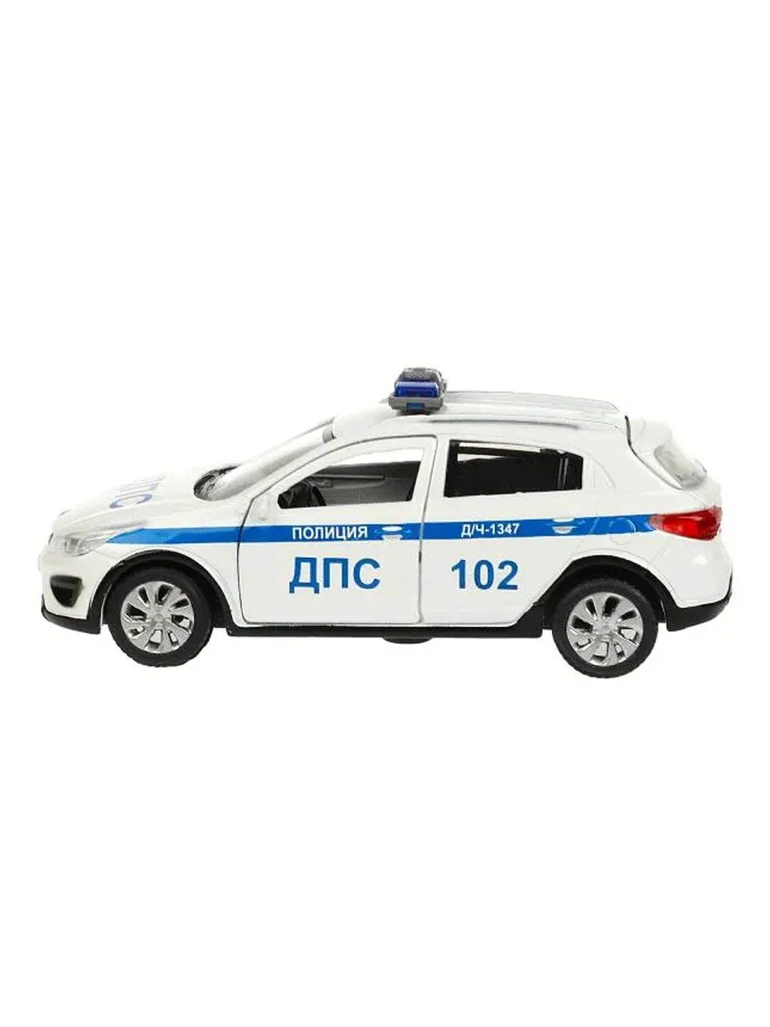 Металлическая модель Технопарк "Kia Rio. Полиция", 12 см