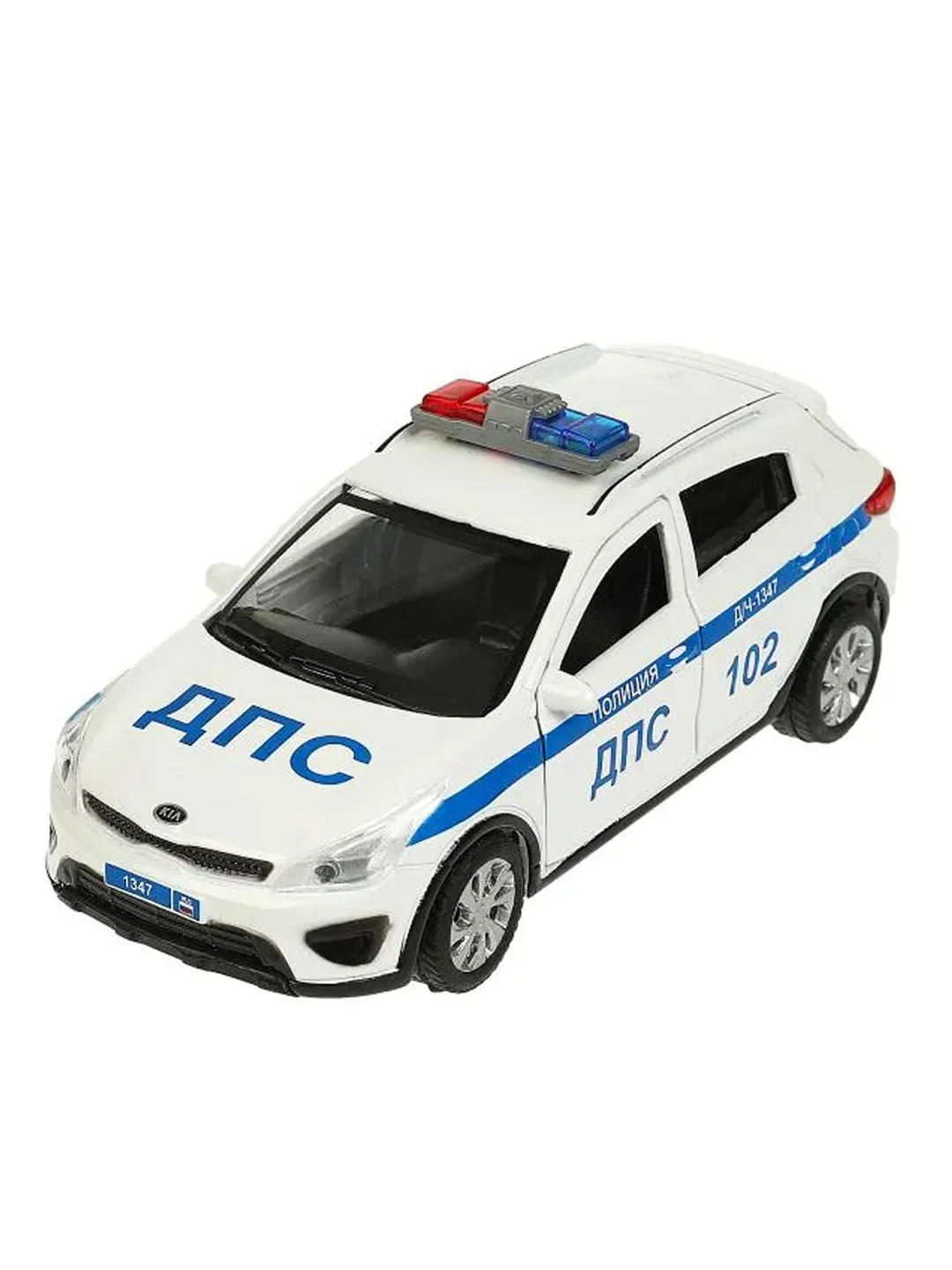 Металлическая модель Технопарк "Kia Rio. Полиция", 12 см