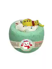 Разноцветный бомбочка для ванны с пеной и игрушкой "Зимние забавы", 160 г, подарок на новый год