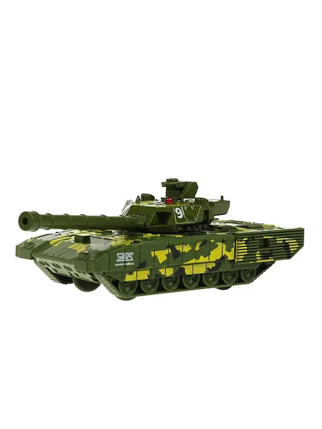 Металлическая инерционная модель Технопарк Танк Т-14 "Армата", 12 см