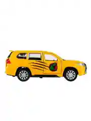 Металлическая модель Технопарк "Lexus LX570. Динозавры", 12 см