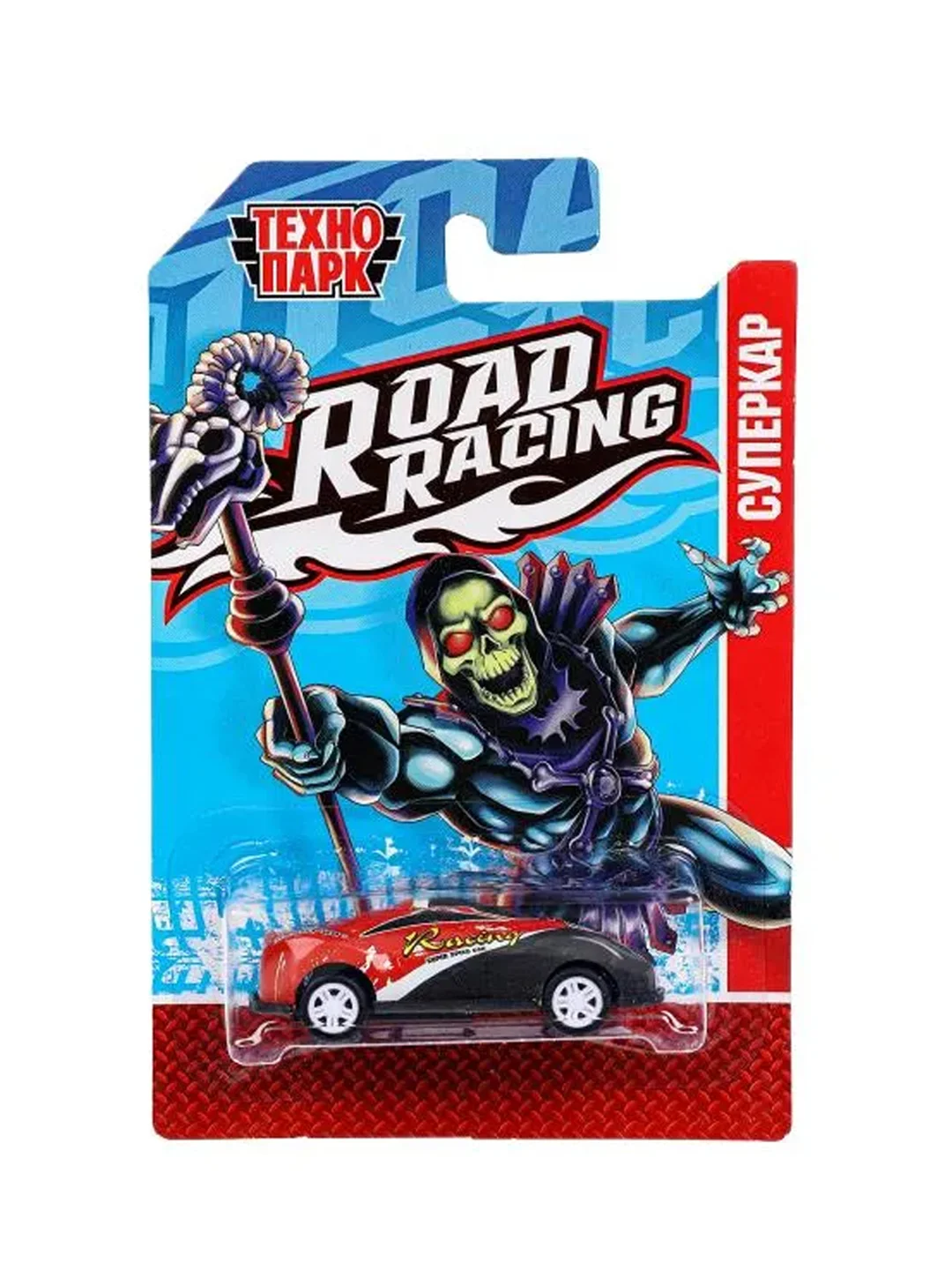 Металлическая машинка Технопарк "Road Racing. Суперкар", 6,5 см