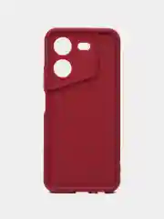 Бордовый чехол для Tecno Pova 5 Pro 5G (Техно Пова 5 про 5 джи), противоударный, с бортиками