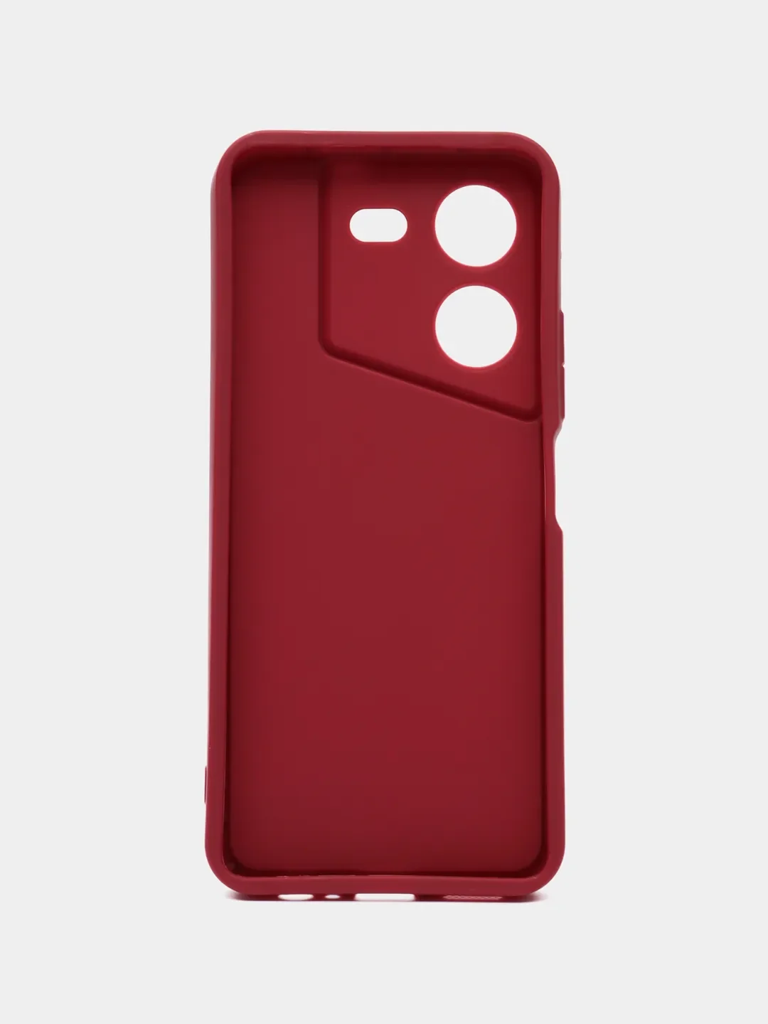 Бордовый чехол для Tecno Pova 5 Pro 5G (Техно Пова 5 про 5 джи), противоударный, с бортиками