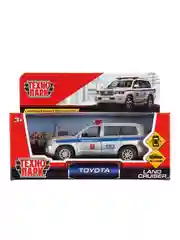 Машина металлическая Технопарк "Toyota Land Cruiser. Полиция", длина 12,5 см