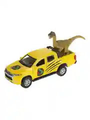 Металлическая модель Технопарк "Mitsubishi L200 Pickup. Динозавры", 13 см