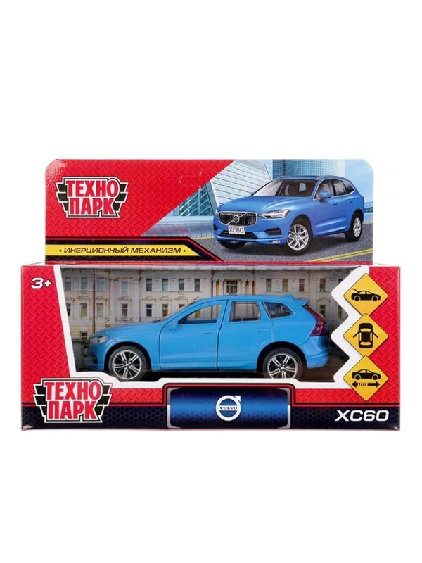 Коллекционная металлическая модель Технопарк Volvo XC60, 12 см