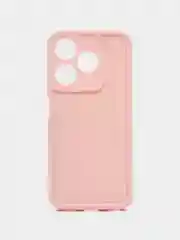 Розовый чехол для  Realme C63 4G (Реалми С63 4джи), противоударный, с бортиками