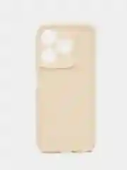 Молочный чехол для  Realme C63 4G (Реалми С63 4джи), противоударный, с бортиками