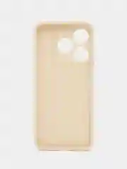 Молочный чехол для  Realme C63 4G (Реалми С63 4джи), противоударный, с бортиками