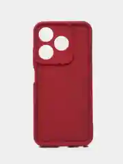 Бордовый чехол для  Realme C63 4G (Реалми С63 4джи), противоударный, с бортиками