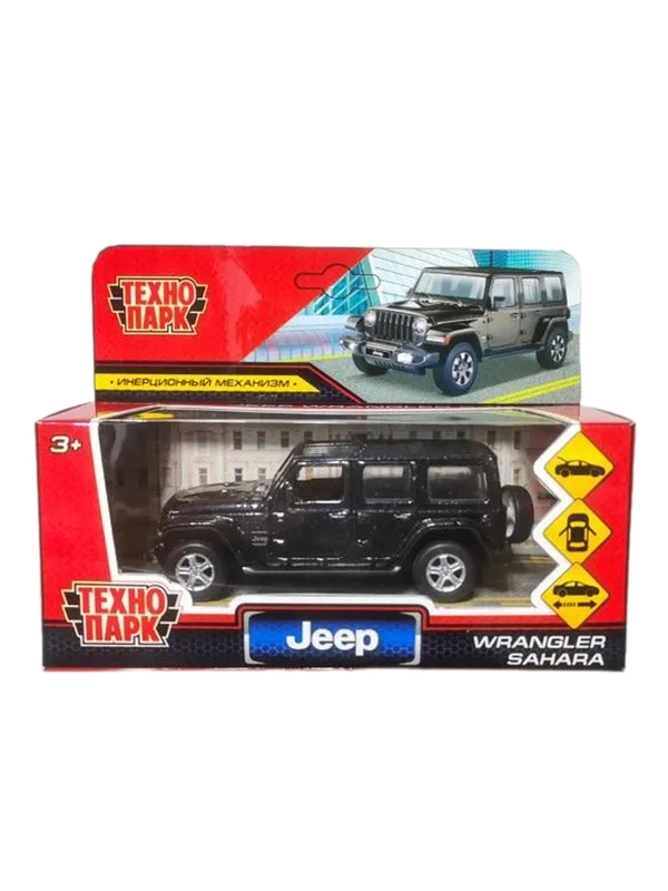 Металлическая модель Технопарк Jeep Wrangler Sahara, 12 см