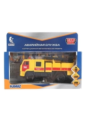 Металлическая модель Технопарк "КамАЗ 43502. Аварийная служба", 15 см