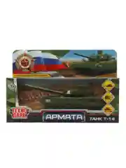 Металлическая инерционная модель Технопарк Армата Танк Т-14, 12 см