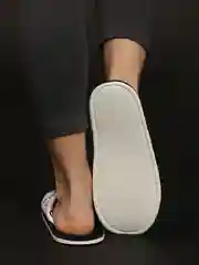 Белый тапочки домашние женские, зайцы