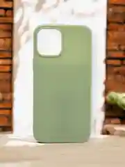 Оливковый чехол Silicone Case для iPhone 12, 11, XR, 7, 8, SE, XS, X, 8+, 7+, 6s, 6, Pro, Max