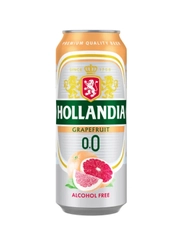 Пивной напиток б/а HOLLANDIA Грейпфрут светлое фильтрованное 0,45л ж/б