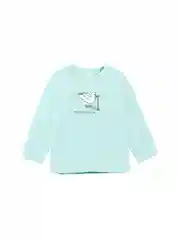 Мятный лонгслив ясельный