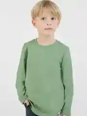 Зеленый лонгслив для мальчика