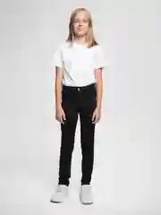 Черный джинсы для девочек Skinny