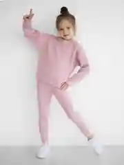 Пудровый брюки для девочек