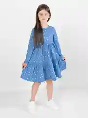 Голубой платье