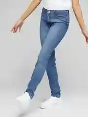 Голубой джинсы для девочек skinny