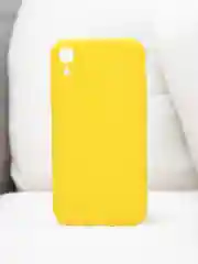 Желтый чехол Silicone Case для iPhone 12, 11, XR, 7, 8, SE, XS, X, 8+, 7+, 6s, 6, Pro, Max