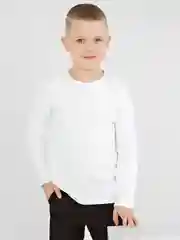 Белый лонгслив для мальчика