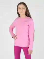 Розовый лонгслив для девочки