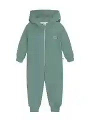 Хаки комбинезон с капюшоном