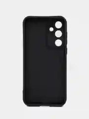 Черный чехол для Samsung Galaxy S24 FE (Самсунг Галакси С24 ФЕ), противоударный, с бортиками