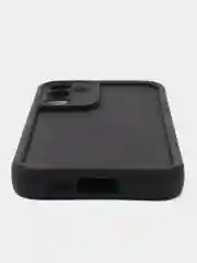 Черный чехол для Samsung Galaxy S24 FE (Самсунг Галакси С24 ФЕ), противоударный, с бортиками