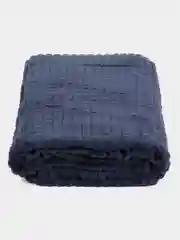 Синий плед "Кубик" 150*200, 200*220
