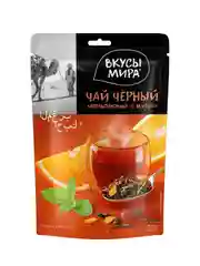 Чай черный Вкусы мира "Апельсиновый с мятой", 50 г