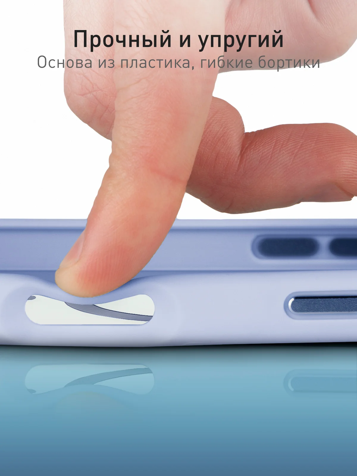 Лавандовый чехол MagSafe для iPhone 16 с подставкой ROSCO пластиковый с силиконом, магнитом защитный