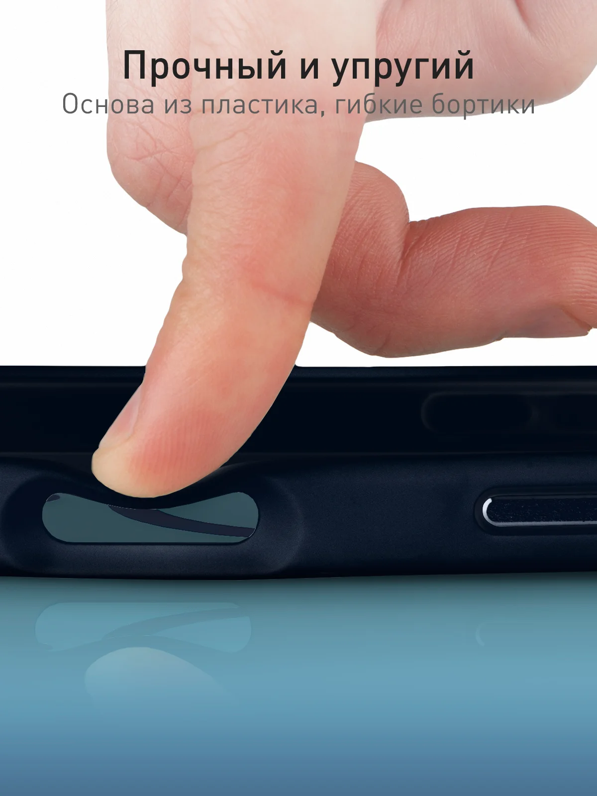 Синий меланж чехол MagSafe для iPhone 16 с подставкой ROSCO пластиковый с силиконом, магнитом защитный