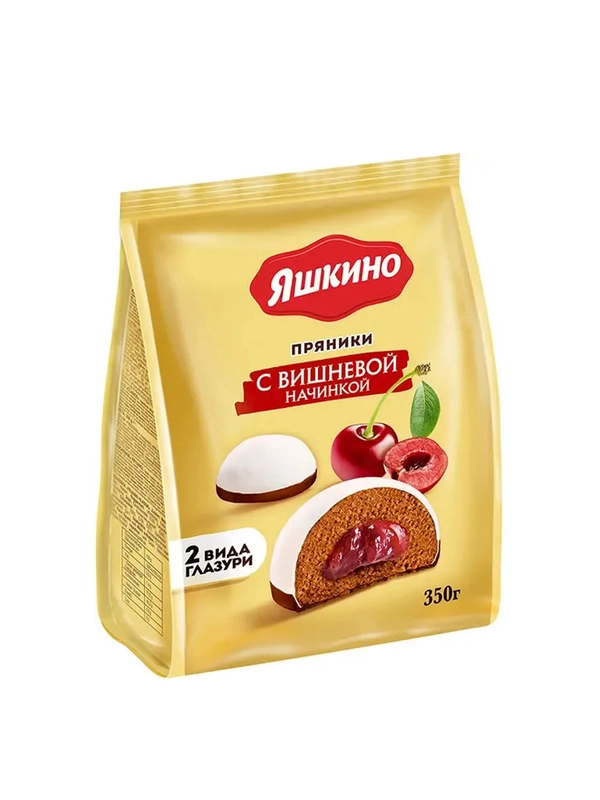 Пряники с вишневой начинкой Яшкино, 350 г