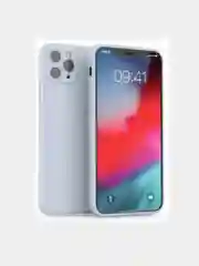 Серый меланж чехол Lux для iPhone 11, 13, 12, 12ProMax, 7/8, однотонный