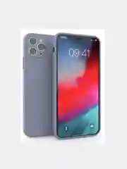Небесно-голубой чехол Lux для iPhone 11, 13, 12, 12ProMax, 7/8, однотонный