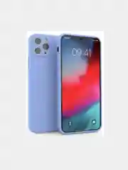 Лавандовый чехол Lux для iPhone 11, 13, 12, 12ProMax, 7/8, однотонный