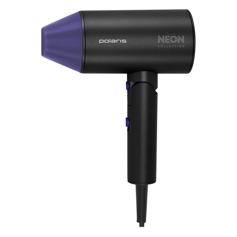 Фен Polaris PHD 2120Ti, черный/фиолетовый, 2400 Вт