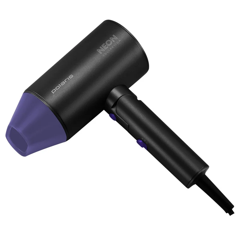 Фен Polaris PHD 2120Ti, черный/фиолетовый, 2400 Вт